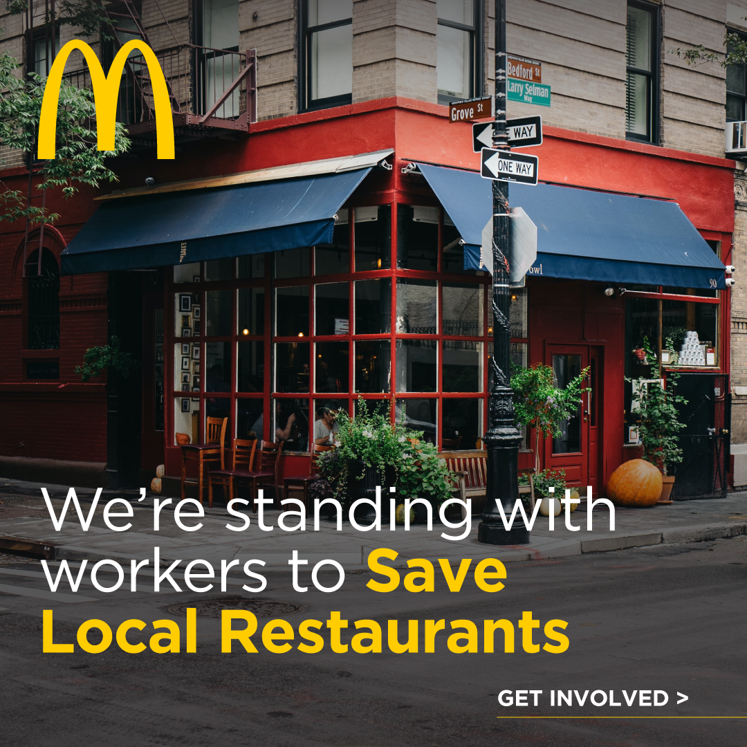 Save Local Restaurants digital ad