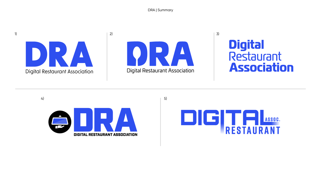 DRA logo concepts