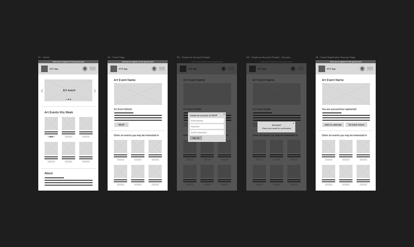 Low-fi Mockups
