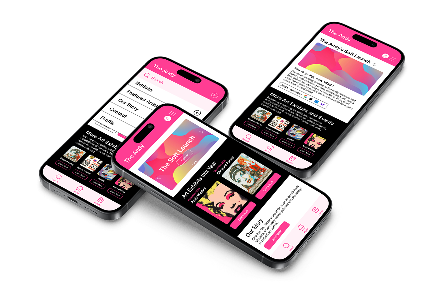 High-Fidelity iPhone Mockups